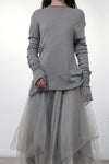 Marc le bihan 4 sewing head sweater 2747 Pearl Grey pearl gray